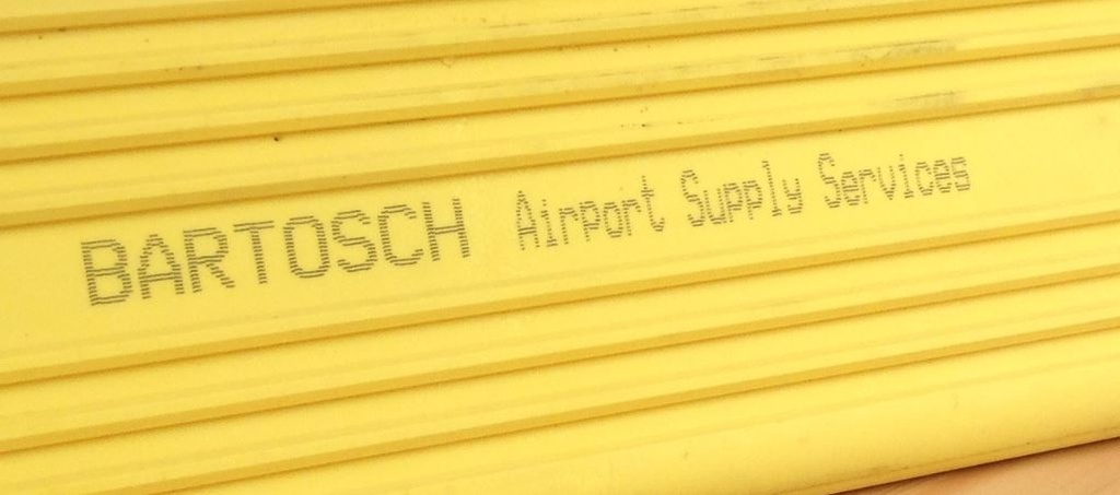 Beschriftung Unterlagskeil (Druck)